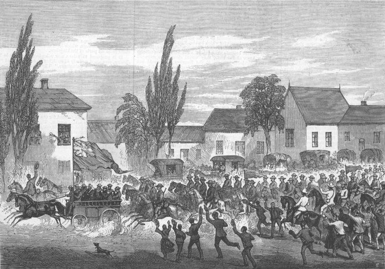 Xhosa Wars SOUTH AFRICA 9th Xhosa War Oudtshoorn Cavalry antique print 1878