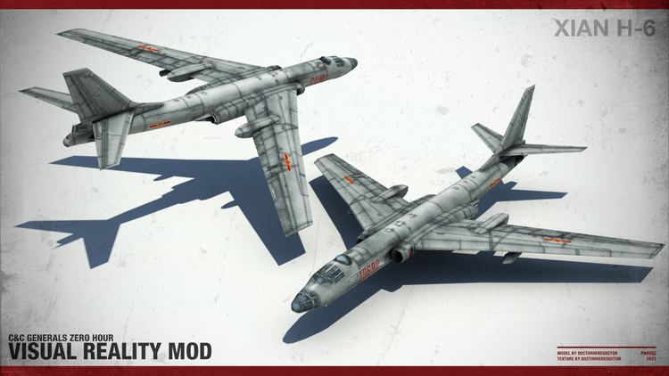 Xian H-6 Xian H6 Bomber image CC Generals Visual Reality Mod for CC