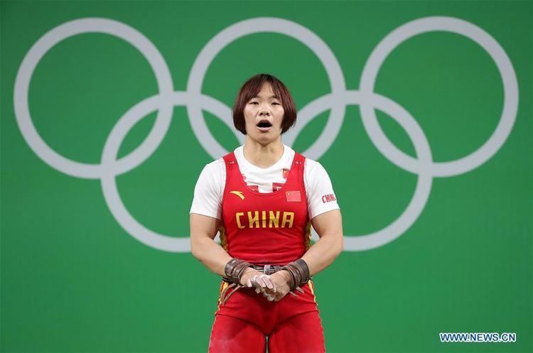 Xiang Yanmei Xiang Yanmei wins womens weightlifting 69kg gold for China Xinhua