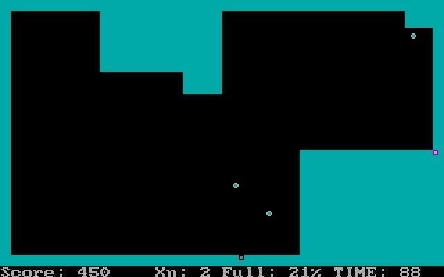 Xonix Download Xonix action retro game Abandonware DOS