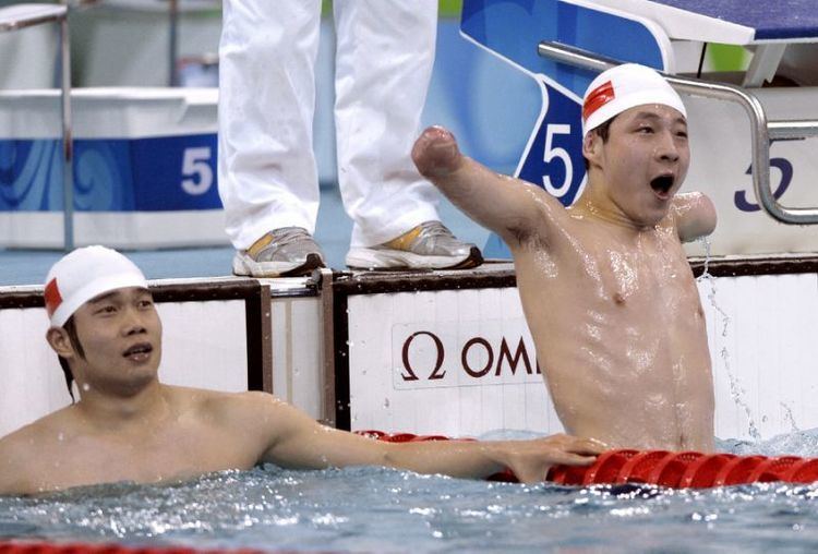 Xu Qing (swimmer) Shark and science push Xu Qing to Paralympic swimming gold