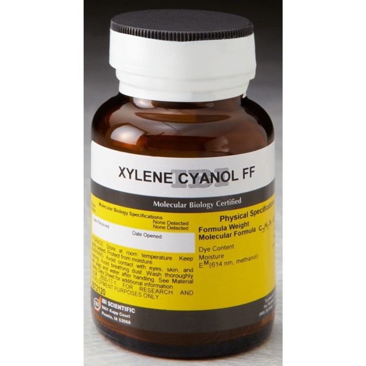 Xylene cyanol IBI IB72120 Xylene Cyanol FF 25gm Tracking Dye