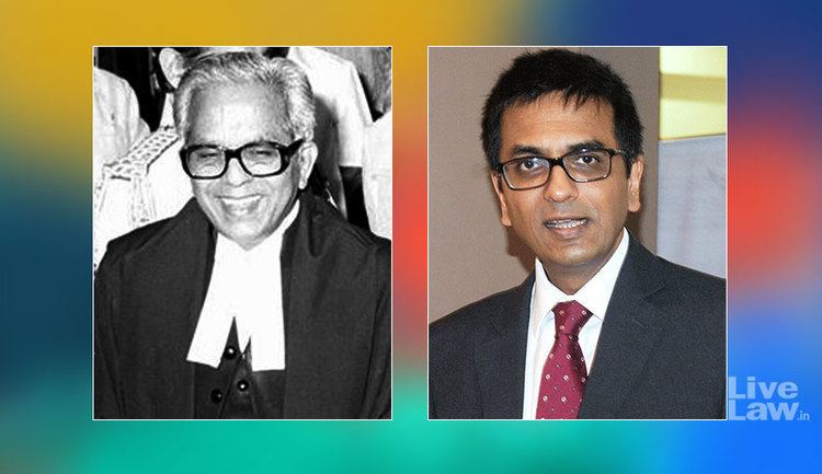 Y. V. Chandrachud A Rare Moment In History Justice DYChandrachud Overrules His