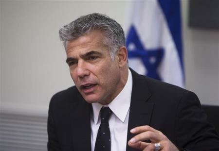 Yair Lapid ExTV anchor Yair Lapid named Israeli finance minister