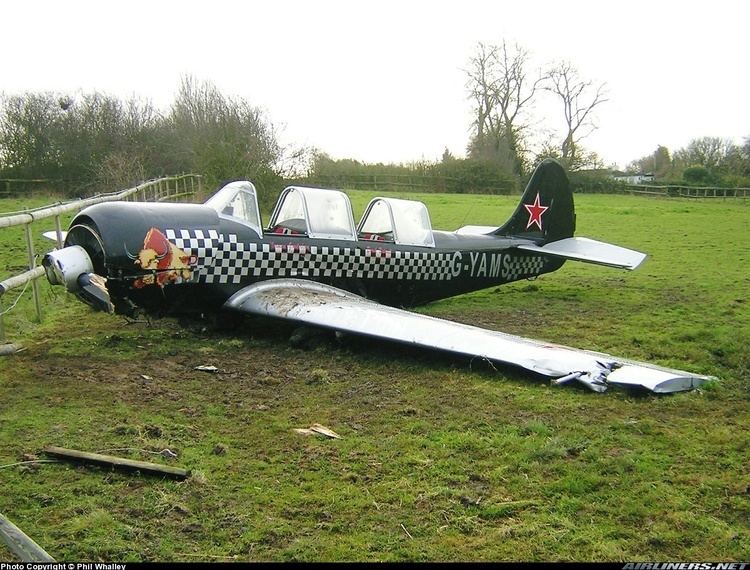 Yakovlev Yak-52 Yakovlev Yak52 crash landed due to engine failure No fatalities