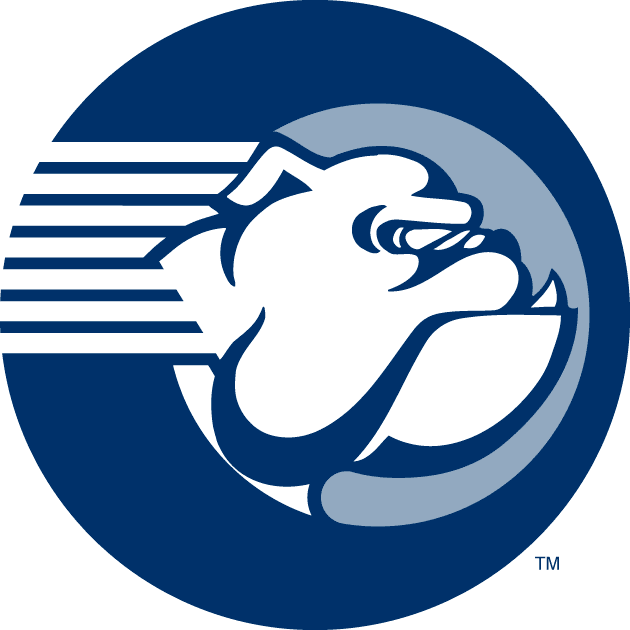 Yale Bulldogs Atlanta Hawks Primary Logo 1973 A red circle with a hawks head