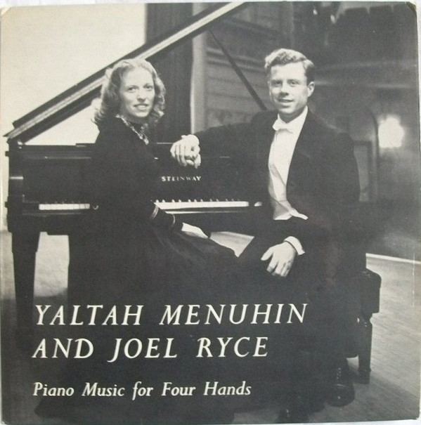 Yaltah Menuhin Yaltah Menuhin and Joel Ryce Piano Music for Four Hands Vinyl