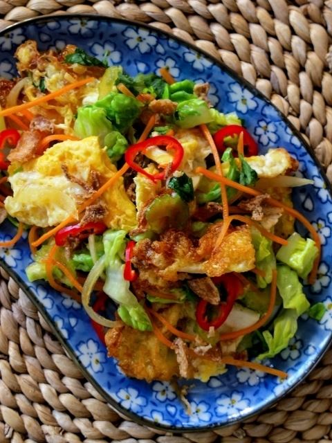 Yam khai dao Yam Khai Dao Thai Fried Egg Salad the muddled pantry