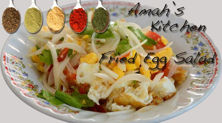 Yam khai dao Yam Khai Dao at Amahs Kitchen The Local