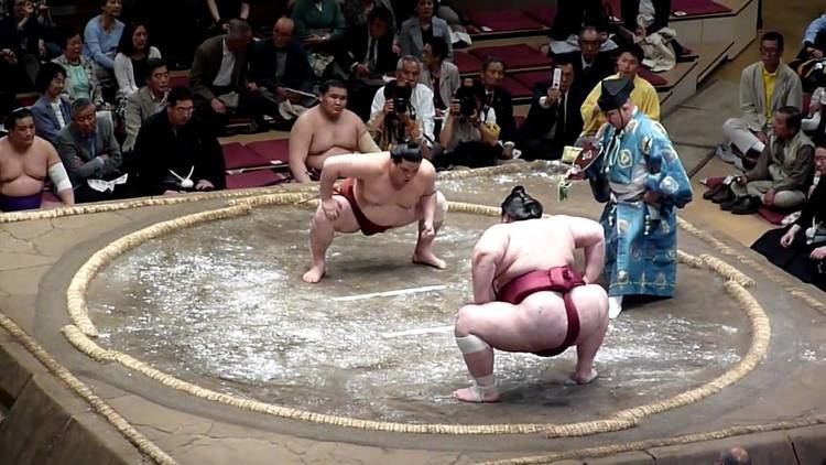 Yamamotoyama Ryūta Sumo wrestling Kasugao vs Yamamotoyama YouTube