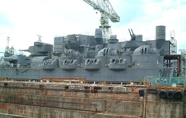 Yamato (film) Fullscale movie set of the battleship Yamato in Onomichi 2