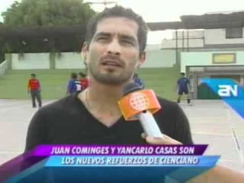Yancarlo Casas Juan Cominges y Yancarlo Casas ya son de Cienciano YouTube