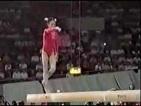 Yang Bo (gymnast) Yang Bo 1989 Worlds EF Balance Beam YouTube