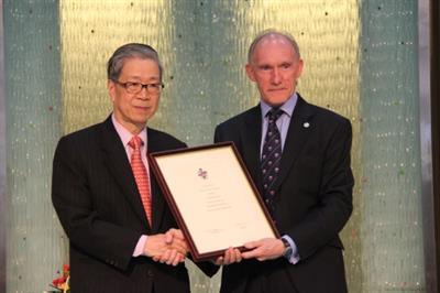 Yang Fujia Professor Yang Fujias contribution to University recognised with