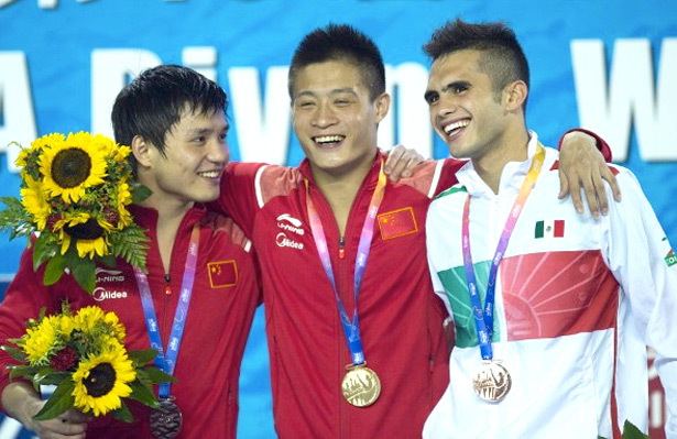 Yang Jian (diver) Aquatics Golden China conquer FINA Diving World Cup in