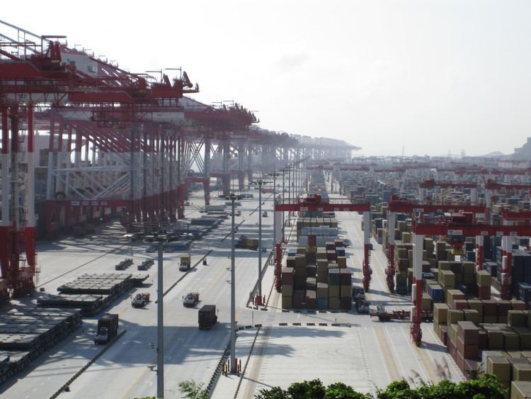 Yangshan Port httpsuploadwikimediaorgwikipediacommonsee