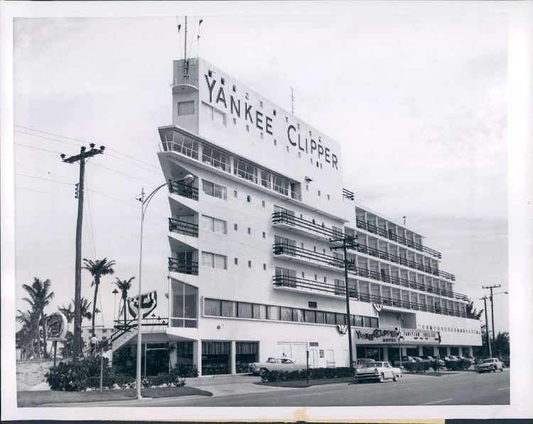Yanky Clippers movie scenes  ship shaped YANKEE CLIPPER hotel pictured below and that is home to the famous WRECK BAR where Marina MeduSirena performs with her pod of aquaticats 