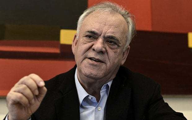Yannis Dragasakis Syriza economist Greek debt must be cut to aid recovery