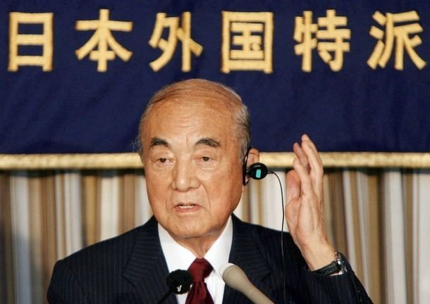 Yasuhiro Nakasone JAPAN World economic crisis also a moral problem says
