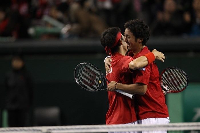 Yasutaka Uchiyama Davis Cup Articles Canada on the ropes as Japan takes