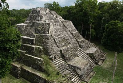Yaxha Yaxh Mayan ruins in Guatemala