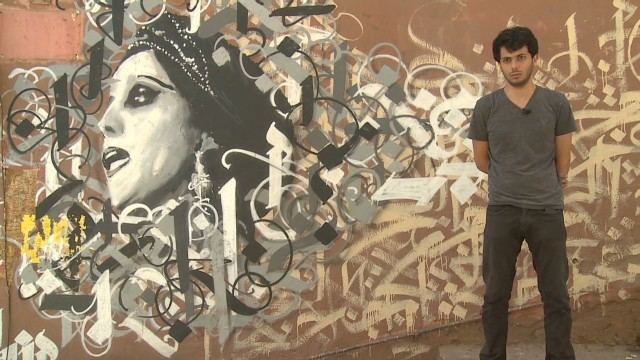 Yazan Halwani Exploring Beirut39s quotcalligraffitiquot CNN Video