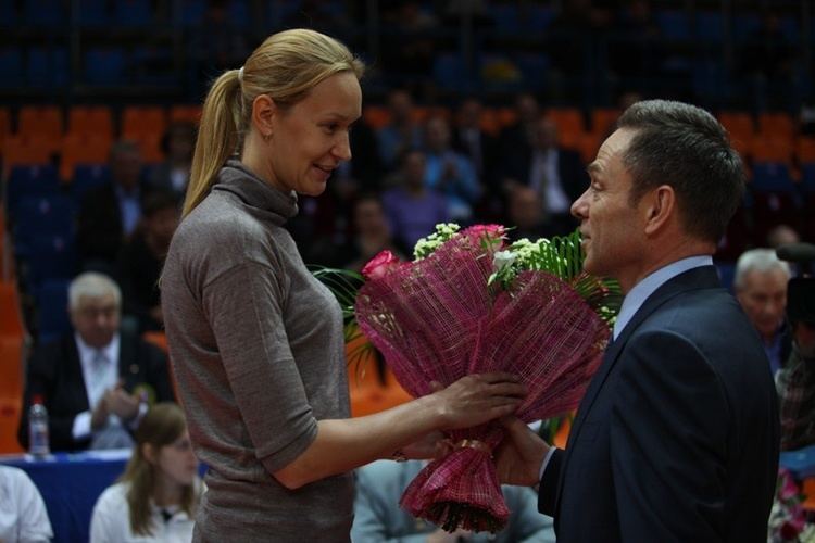 Yelena Godina Russian Volleyball Player Elena Godina Retires