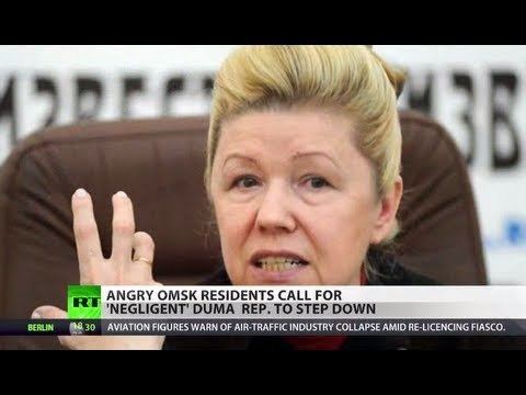 Yelena Mizulina Angry Omsk residents call for Mizulina to step down YouTube