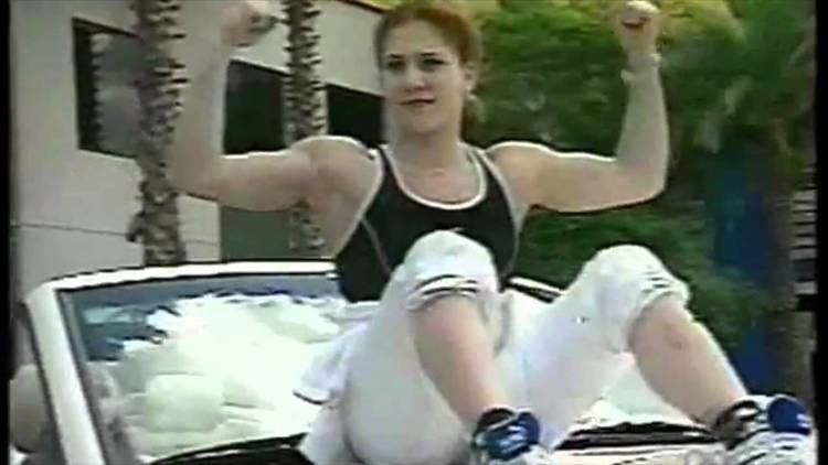 Yelena Produnova Olympic Gymnast Yelena Produnova Flexing Biceps YouTube