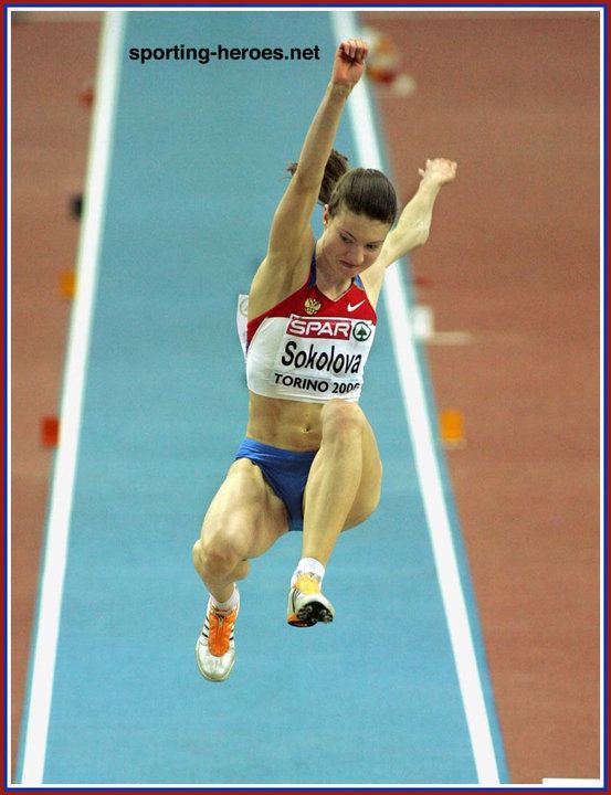 Yelena Sokolova (long jumper) Yelena Sokolova 2009 European Indoors Long Jump silver