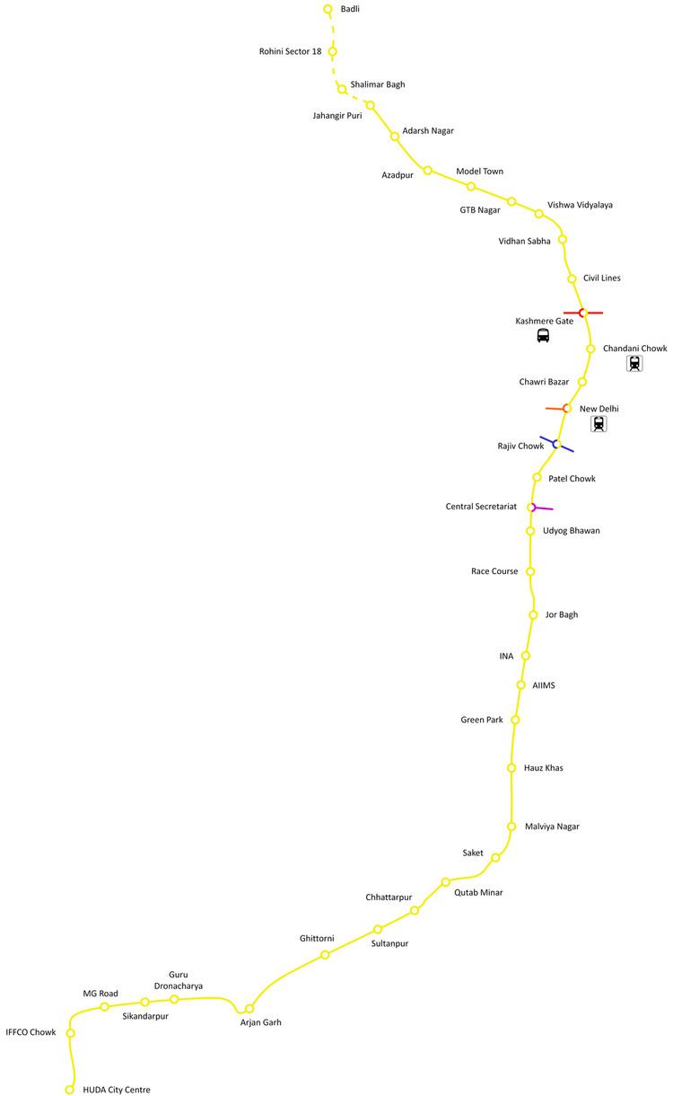 Yellow Line (Delhi Metro) httpsuploadwikimediaorgwikipediaenccbYel