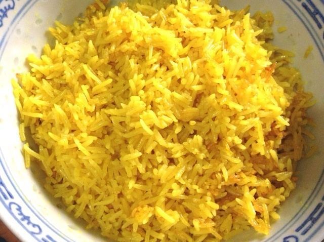 Yellow rice How to Make Aromatic Yellow Rice Recipe Snapguide