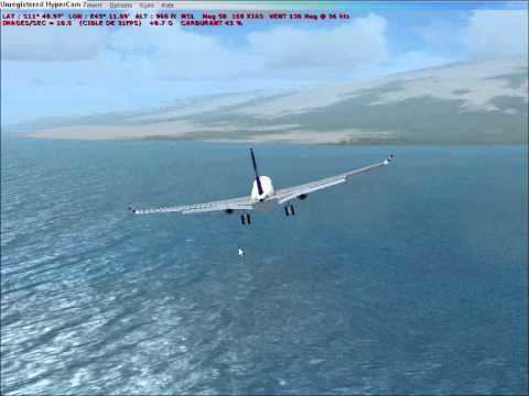 Yemenia Flight 626 flight IY 626 crash landing in the Indian Ocean How it should have