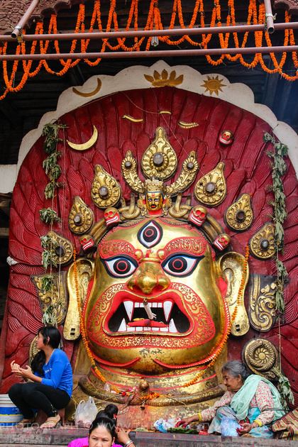 Yenya Celebrating Indra Jatra Yenya festival in Kathmandu