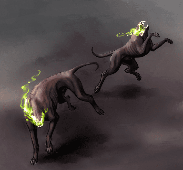 Yeth hound (Dungeons & Dragons) Some Proper Yeth Hounds by plangkye on DeviantArt