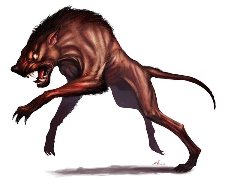 Yeth hound (Dungeons & Dragons) Selenic Yeth Hound by BrittMartin on DeviantArt