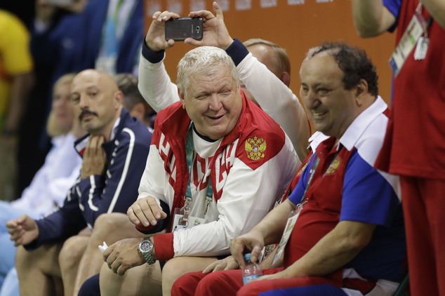 Yevgeni Trefilov Russia wins womens handball gold over France Daily Mail Online