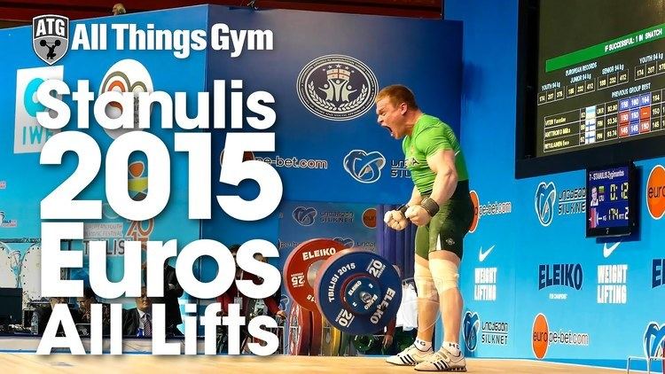 Žygimantas Stanulis Zygimantas Stanulis All Lifts 2015 European Weightlifting