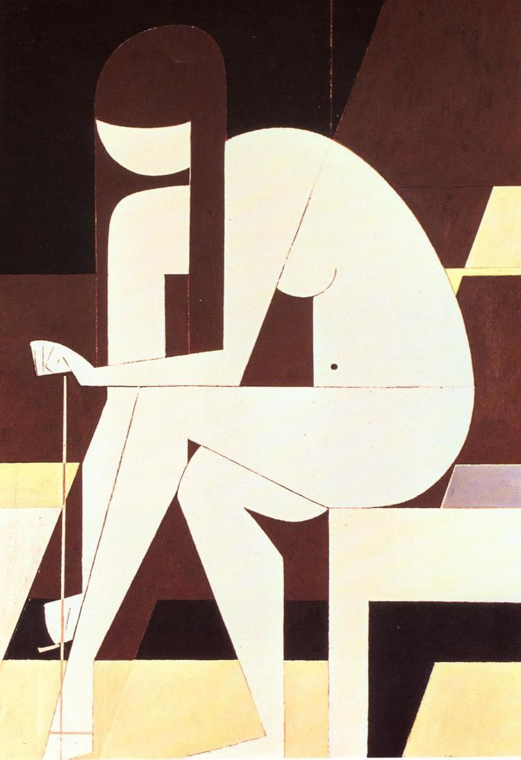 Yiannis Moralis Girl untying her sandal Yiannis Moralis WikiArtorg