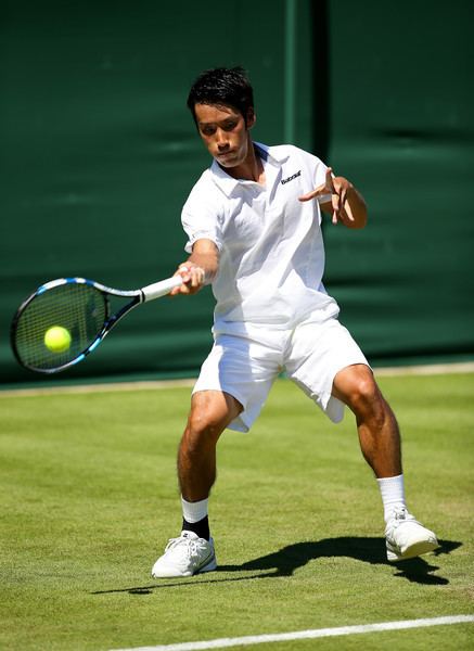 Yūichi Sugita Yuichi Sugita Pictures Day Two The Championships Wimbledon 2015