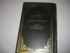 Yidele Horowitz Hebrew TEHILLIM Commentary Tehillot Yehuda by Yidele Horowitz of