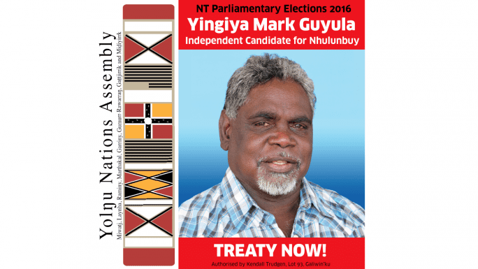 Yingiya Mark Guyula Yingiya Mark Guyula Treaty Now Chuffed Nonprofit charity and