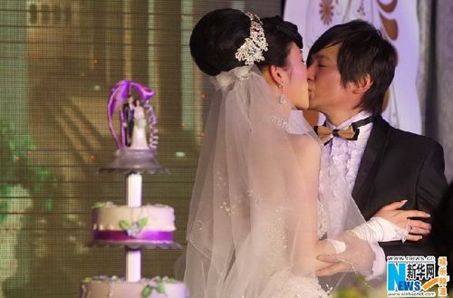 Yip Sai Wing Stars39 romantic wedding kisses Global Times