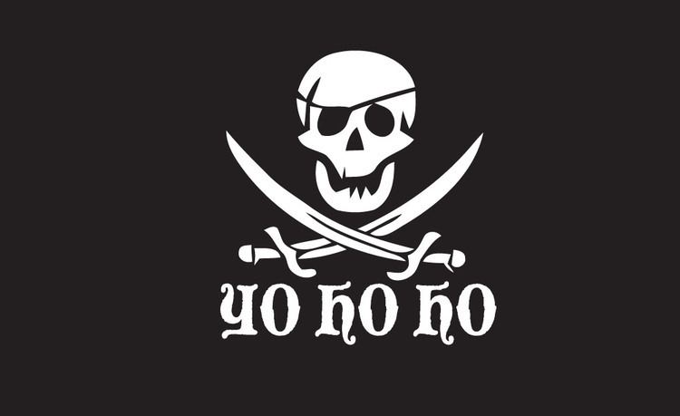 Yo Ho Ho yo ho ho pirate flag arrrr car window sticker skull swords eBay