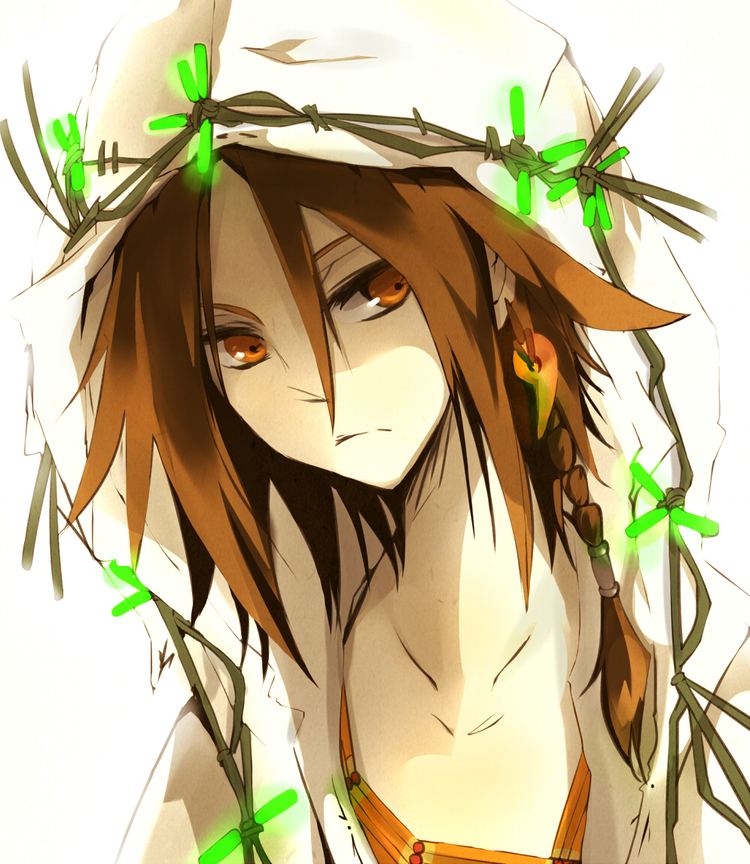 SK2 Shaman king anime manga main characters yoh asakura holding