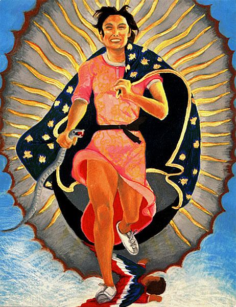 Portrait of the Artist as the Virgin of Guadalupe (1978) by Yolanda López