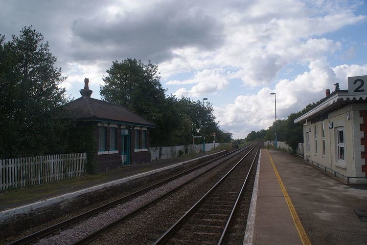 Yorton railway station