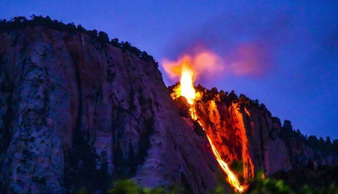 Yosemite Firefall YOSEMITE FIREFALL GLACIER POINT Edward J Sanders Pulse LinkedIn