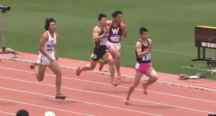 Yoshihide Kiryū Yoshihide Kiryu 17YearOld Sprinter From Japan Runs 100m In An