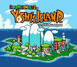 Yoshi's Island Super Mario World 2 Yoshis Island USA ROM SNES ROMs Emuparadise